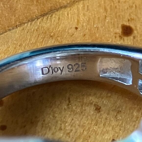 Natural Malachite Sterling Silver Ring - Picture 6 of 9